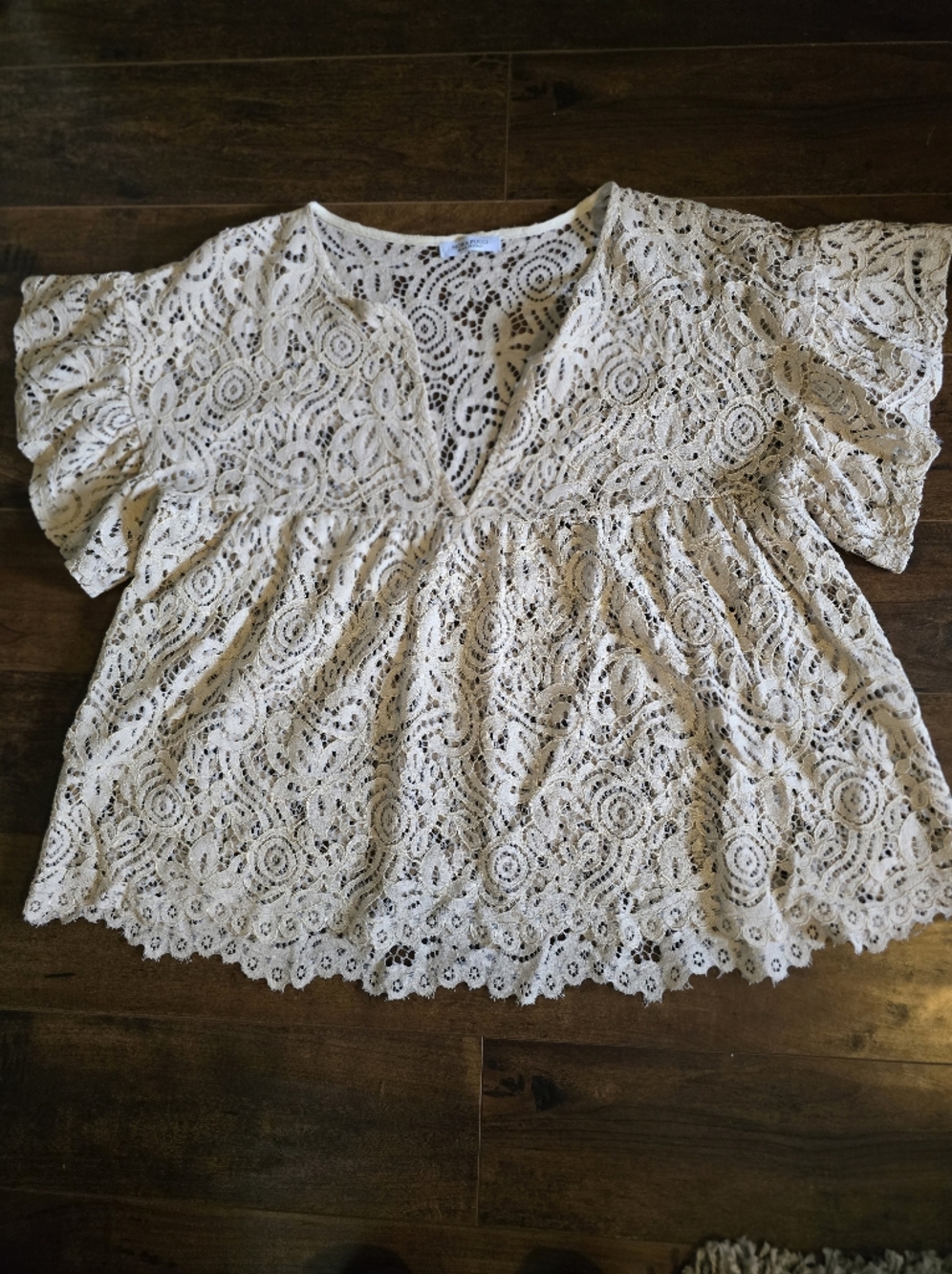 BOGO Nora Pucci Italian Lace Peasant Blouse